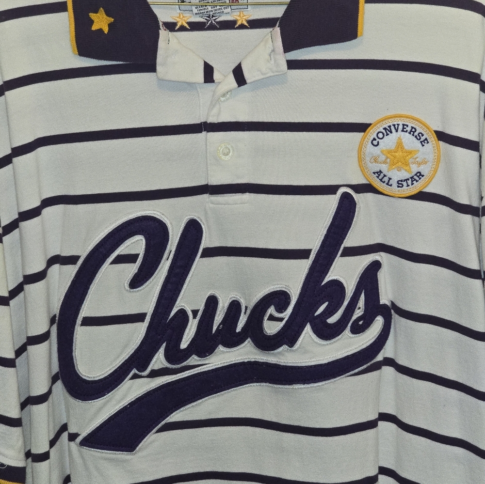 Converse All Star Chuck Taylor Polo Shirt with #17 On Back - Size 2XL
